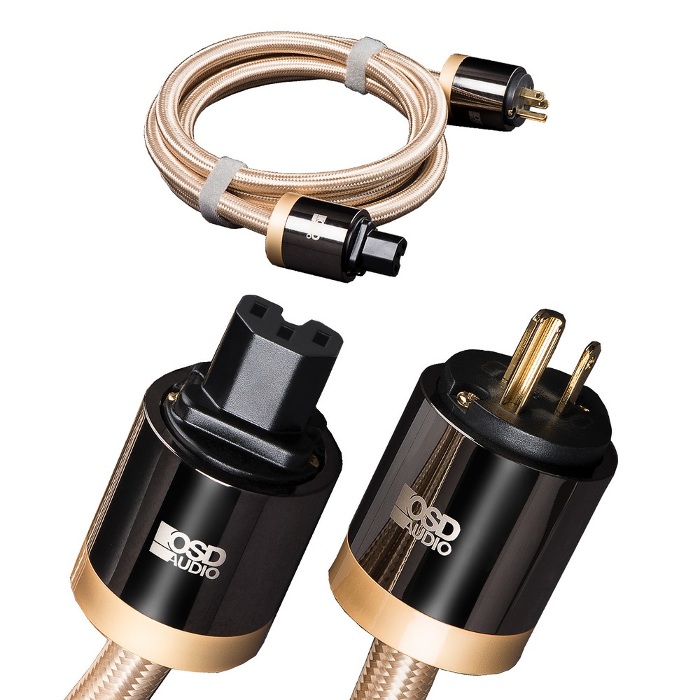 16Ft Aurum Gold AC Power cable | Outdoor Speaker Depot